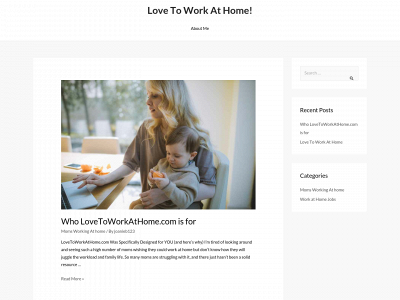lovetoworkathome.com snapshot