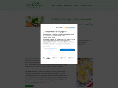 natalisvegan.be snapshot