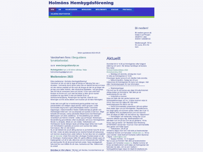 holmonhembygd.se snapshot