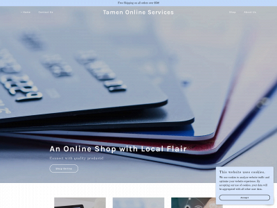 tamenonlineservices.com snapshot