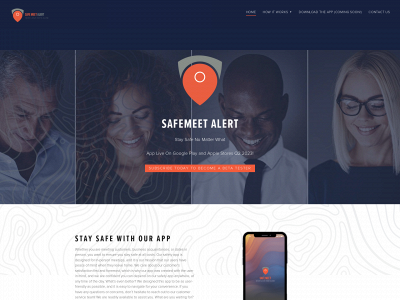 safemeetalert.com snapshot