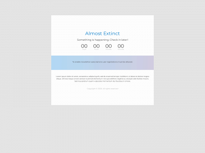 almostextinct.world snapshot