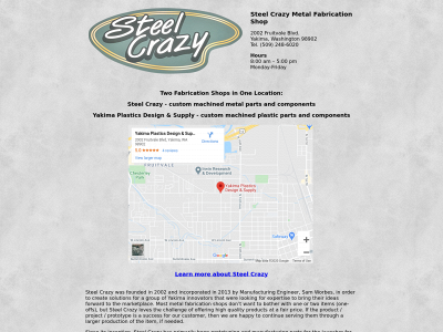 steelcrazyfab.com snapshot