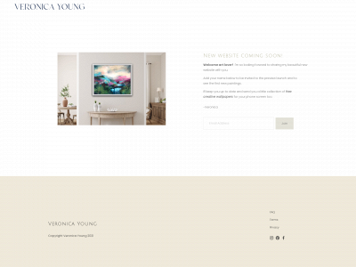 www.veronicayoungart.com snapshot