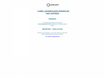 camilladamgaardjensen.dk snapshot