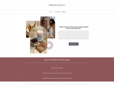 kiekvienadiena.lt snapshot