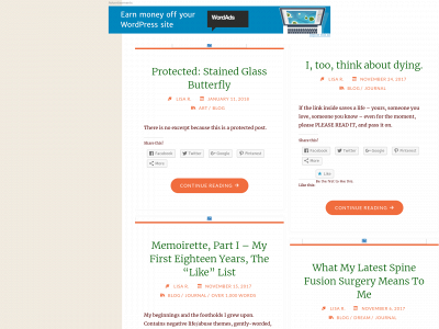 livingcodependent.com snapshot