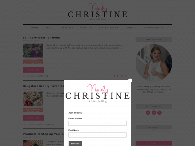 newlychristine.com snapshot