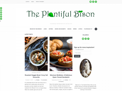 theplantifulbison.com snapshot