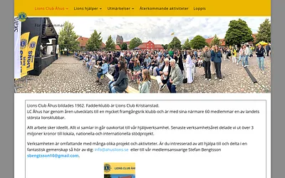 ahuslions.se snapshot