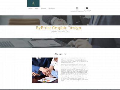 byfrostgraphicdesign.com snapshot
