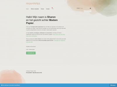 madampapier.be snapshot