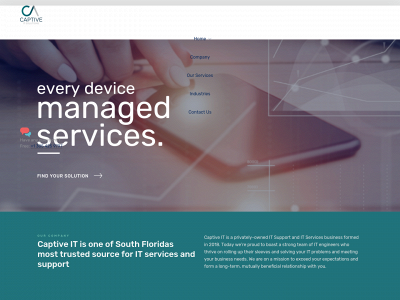 captiveitsolutions.com snapshot