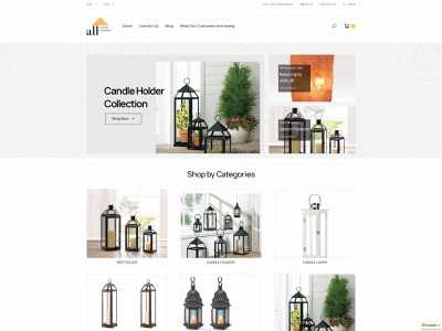 allcandlelanterns.com snapshot