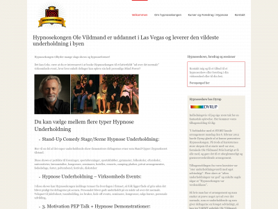 hypnosekongen.dk snapshot