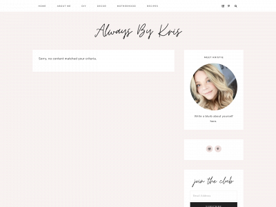alwaysbykris.com snapshot