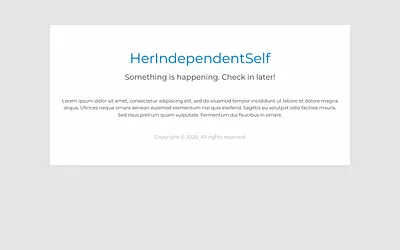 herindependentself.de snapshot