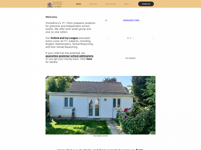 11plusclinic.co.uk snapshot
