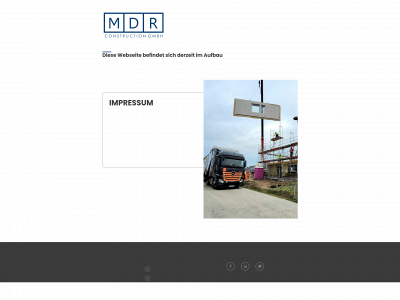mdr-construction.de snapshot