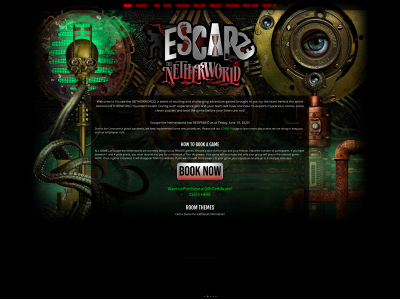 escapethenetherworld.com snapshot