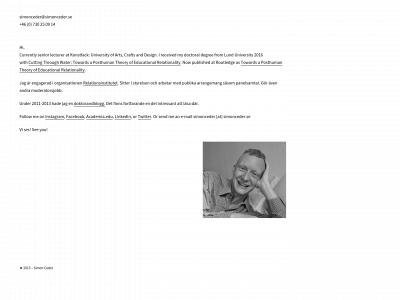 simonceder.se snapshot