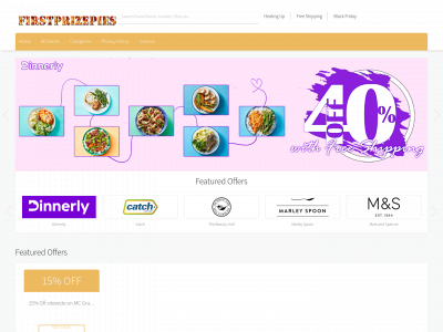 firstprizepies.com snapshot