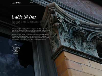 cablestreetinn.co.uk snapshot