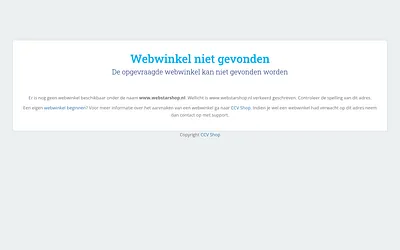 webstarshop.nl snapshot