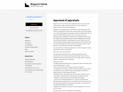 bhagyeshpathak.com snapshot