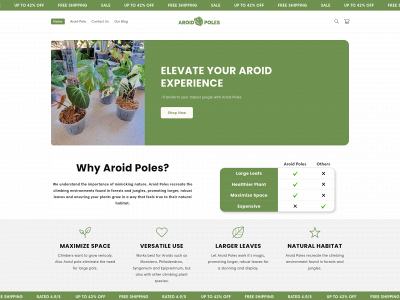 aroidpoles.com snapshot
