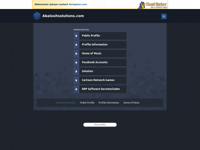 abalositsolutions.com snapshot