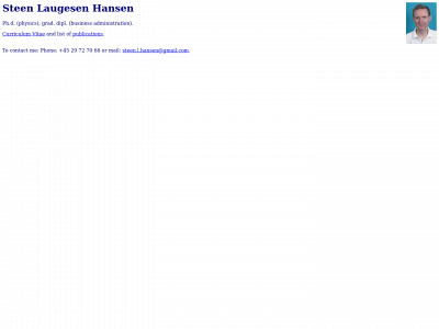 steenlaugesen.dk snapshot