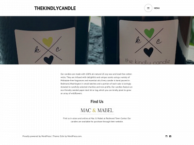 thekindlycandle.com snapshot