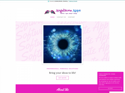 angelzoneapps.com snapshot