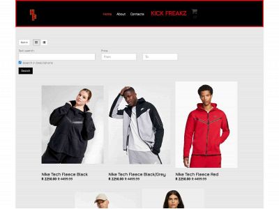 kickfreakz.co.za snapshot