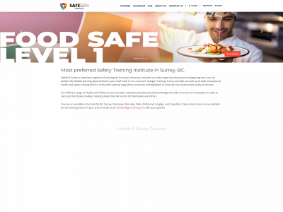 safegentraining.com snapshot