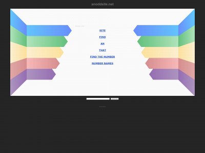 anoddsite.net snapshot
