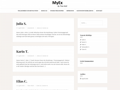 myex.one snapshot