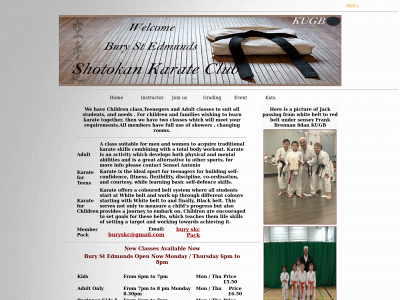 buryshotokankarate.co.uk snapshot