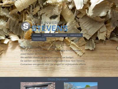 schrijnwerkerijstevens.be snapshot