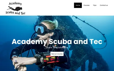 academy-scuba-tec.co.uk snapshot