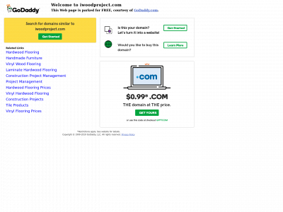 iwoodproject.com snapshot