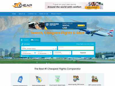 cheapflights-compare.com snapshot