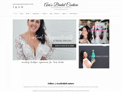 avasbridalcouture.com snapshot