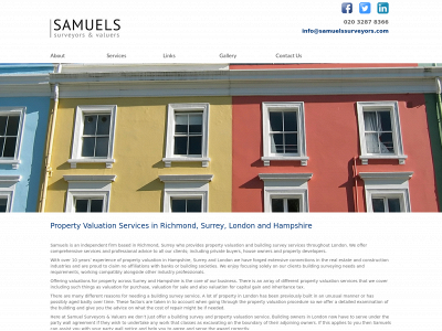 samuelssurveyors.com snapshot