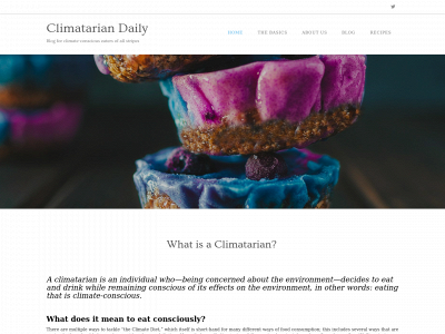 climdiet.com snapshot
