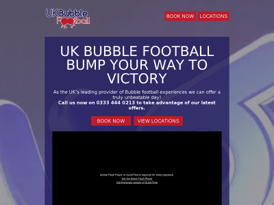 ukbubblefootball.co.uk snapshot