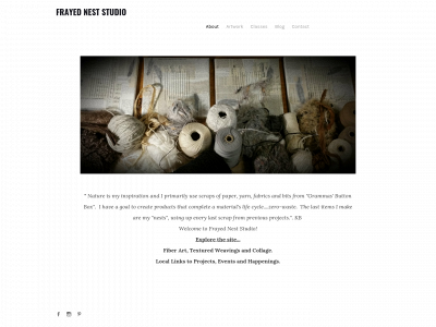 www.frayedneststudio.ca snapshot