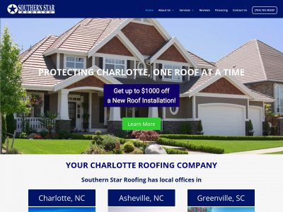 southernstarroofing.com snapshot