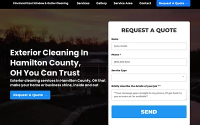 cincieastwindowcleaning.com snapshot
